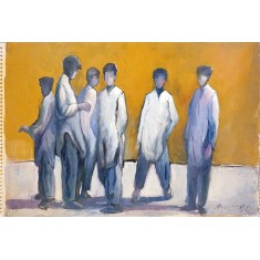 Arsalan Naqvi, 14 x 21 Inch, Acrylic on Paper, Figurative Painting, AC-ARN-198